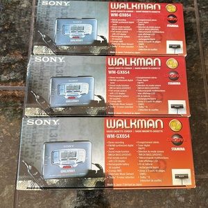 In box Sony walkman wm-gx654